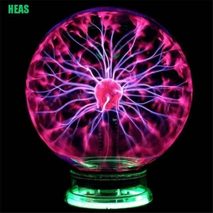 HEAS Glass Plasma Light Đèn bàn lớn Hình cầu Đèn ngủ Touch US