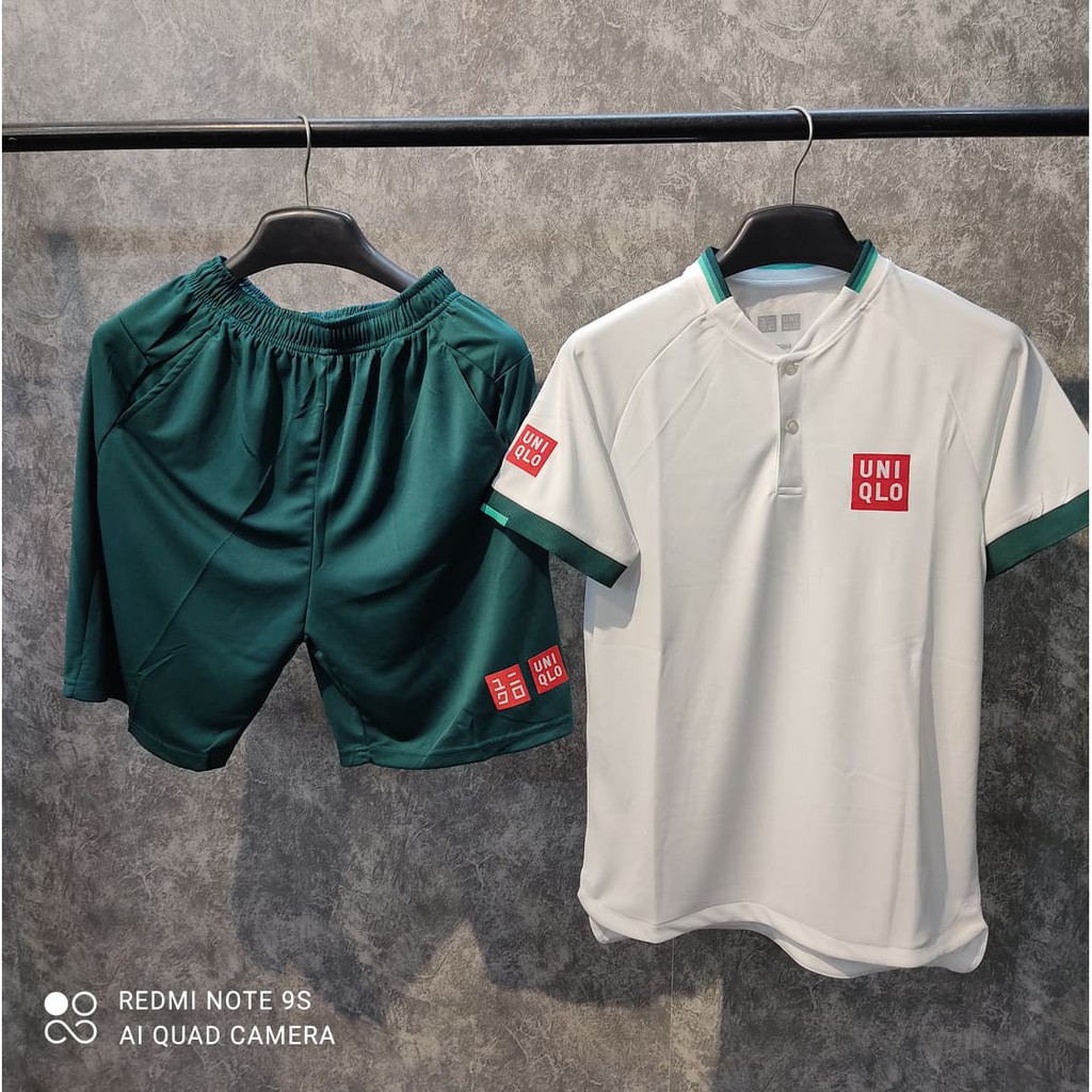 Bộ Thể Thao Nam / Bộ Quần Áo Nam/ Bộ Hè Nam Tennis cao cấp không cổ, thoáng mát | BigBuy360 - bigbuy360.vn