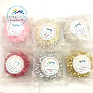Cuộn 10m Chuỗi Ngọc Hạt Trai Trang Trí Hoa Cưới Cho Cô Dâu, Trang Trí Tiệc Cưới - Bi & Bin Handmade Shop