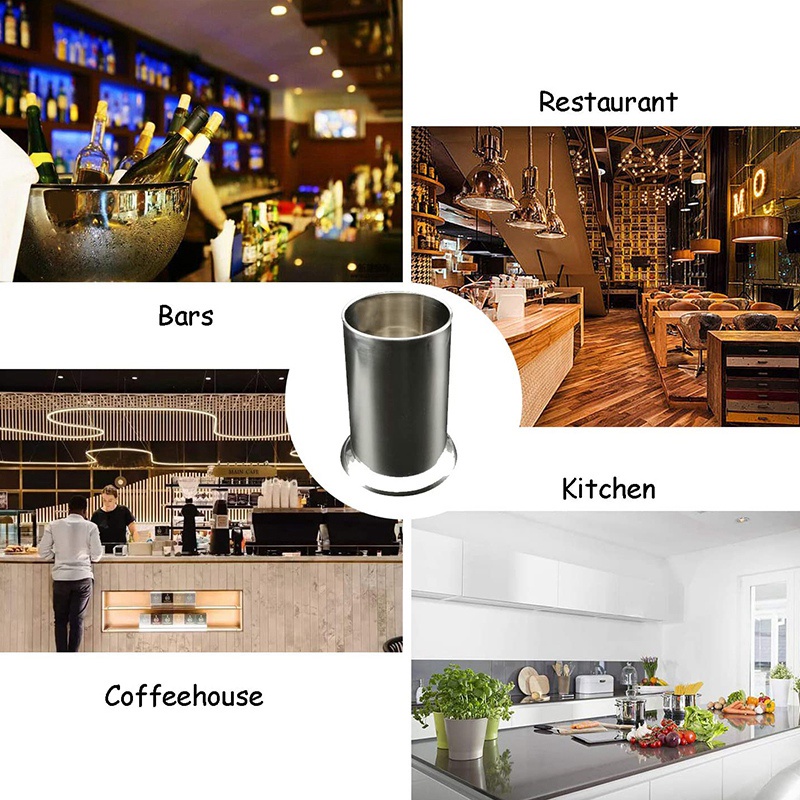 Giá đỡ ống hút bằng thép không gỉ, Hộp đựng ống hút hàng đầu, Dụng cụ sắp xếp dao kéo, Thìa Nĩa Đũa lưu trữ
