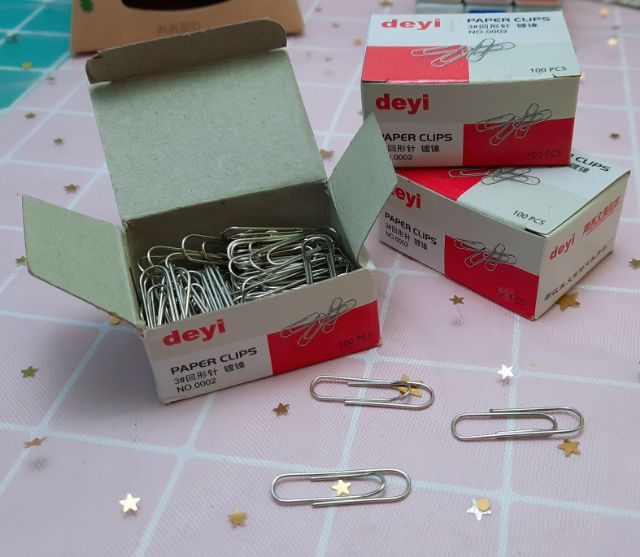 3 Ghim Giấy Deyi Inox 70Psc