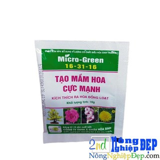 Combo 10 gói Micro Green 16-31-16 - Tạo Mầm Hoa Cực Mạnh