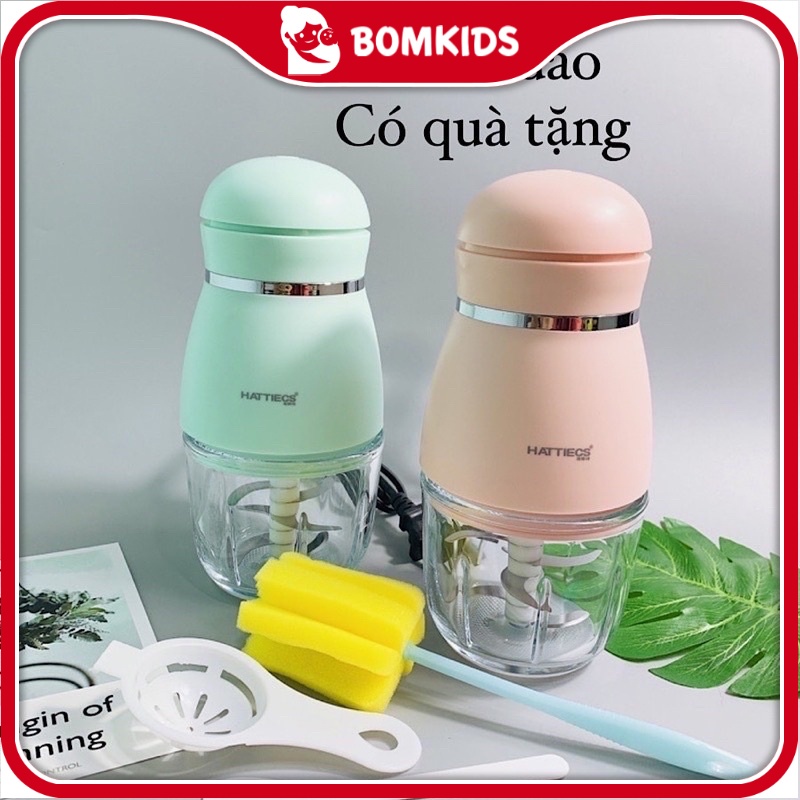 Máy Xay Ăn Dặm 8 Lưỡi Dao Hattiecs 0.3l Cối Thủy Tinh, Máy Xay Đa Năng ...