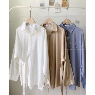 Áo sơmi buộc hông chất mát Yến Tee Shop