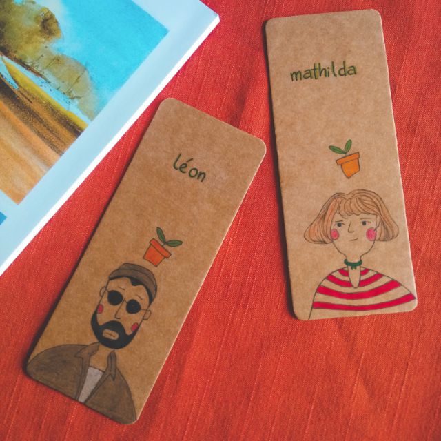 Bộ Bookmark | Kẹp sách Léon - Mathilda | Shopee Việt Nam