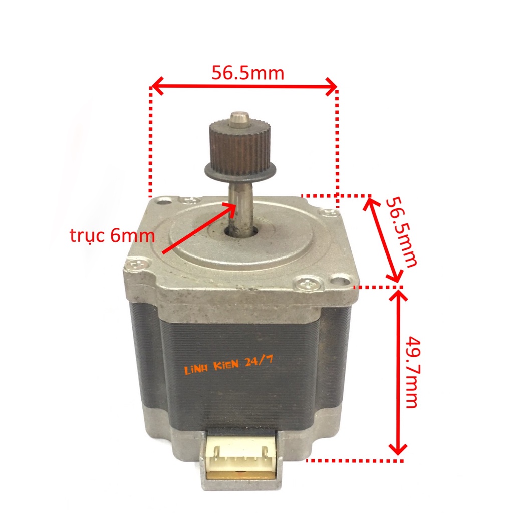 Động cơ bước step motor STP-59D3012-01 2V 2.1A trục 6.35mm | Shopee ...