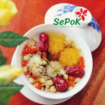 Combo Trà Cúc Vàng, Kỷ Tử, Táo Đỏ - Mỗi loại 50g - Trà dưỡng nhan thải độ.c, giữ dáng, đẹp da - SePok