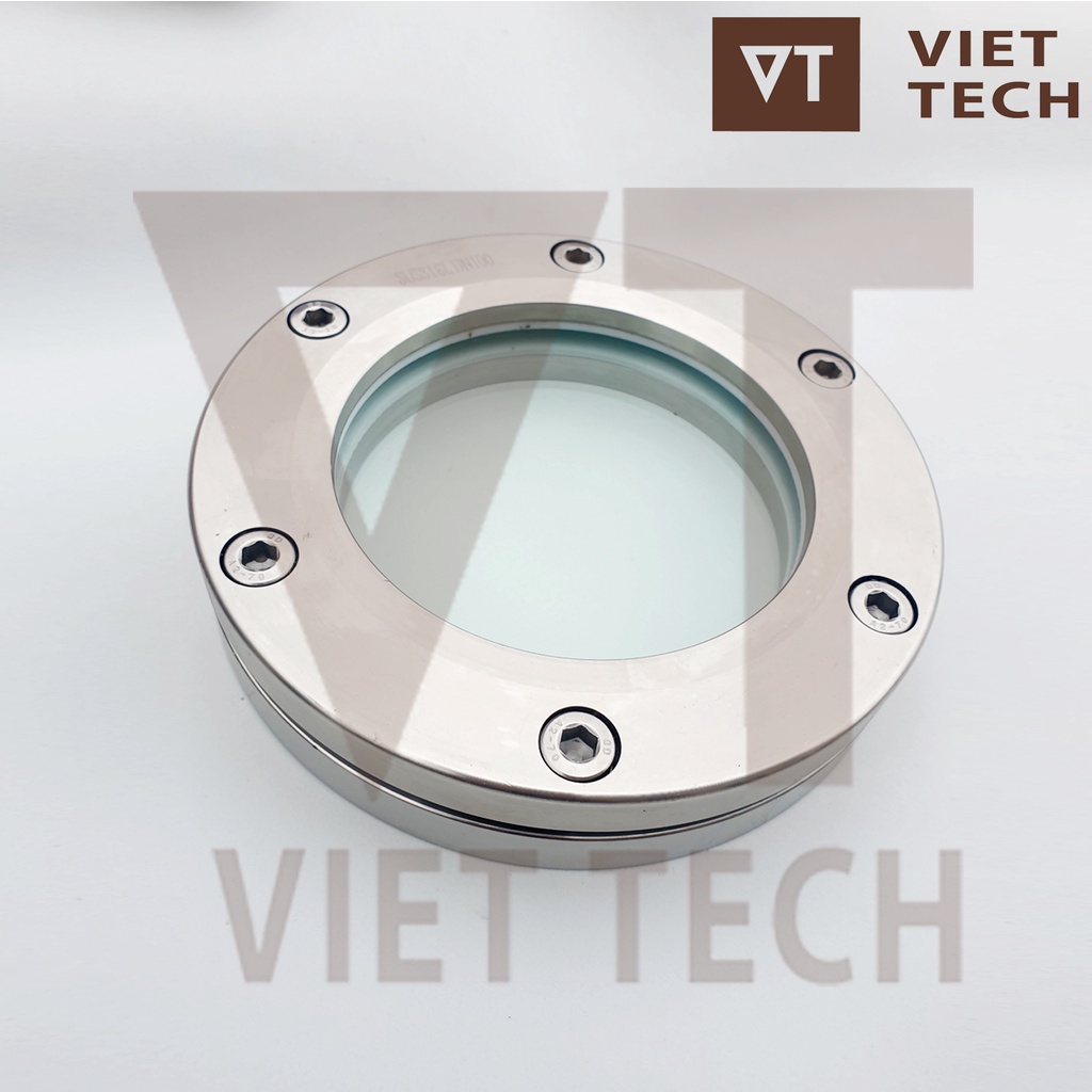 Kính quan sát mặt bích inox 304, quan sát bồn tank inox - gioăng làm ...