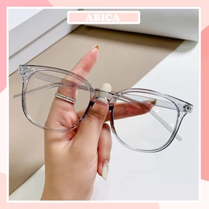 Gọng kính cận nữ nam thời trang phong cách Hàn Quốc mắt kính không độ chống ánh sáng xanh thay được tròng cận 101