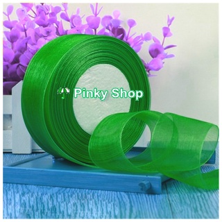 Ruy băng voan 4cm [1 cuộn 45 mét] Giá rẻ nhiều màu làm hoa, làm nơ, phụ kiện tóc handmade Pinky Shop mã RBV