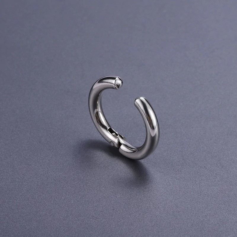 Khuyên tai không cần bấm lỗ ROSI ACCESSORIES, bông tai kẹp vành nam nữ thời trang GD3 (1 Chiếc)