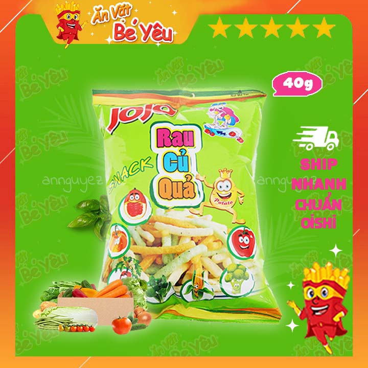 Bim bim snack JOJO vị rau củ quả 32g | Shopee Việt Nam