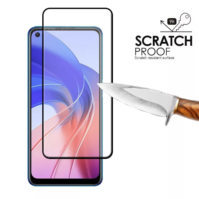 Ốp lưng 2in1 Oppo A55 4G Chống sốc Fusion Armor Vỏ cứng trong suốt Kính cường lực bảo vệ màn hình