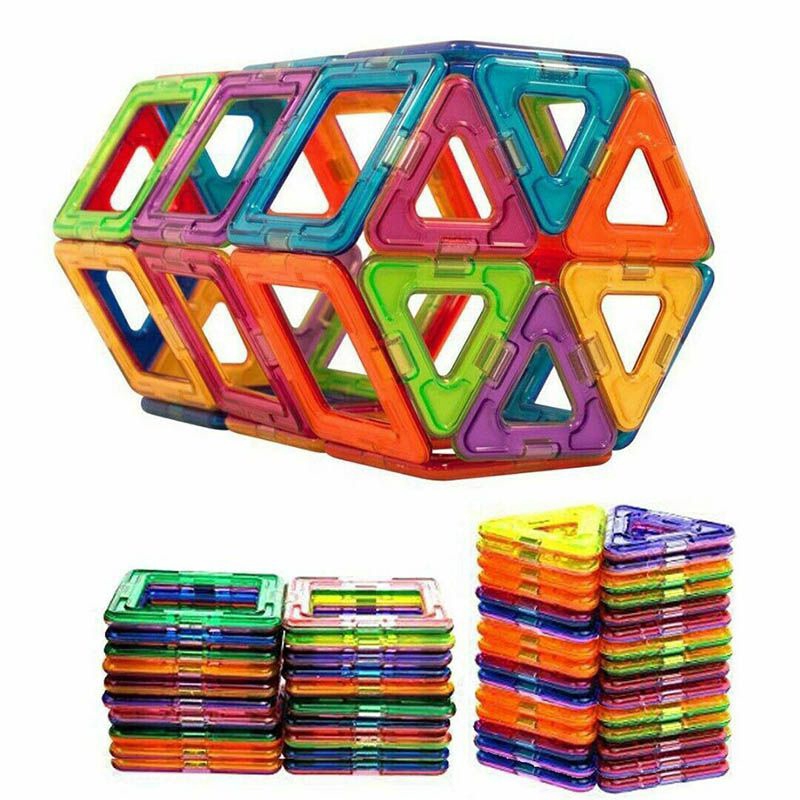 30 / 50 / 100 CÁI Khối xây dựng từ tính Xây dựng Giáo dục Đồ chơi ma thuật cho trẻ em