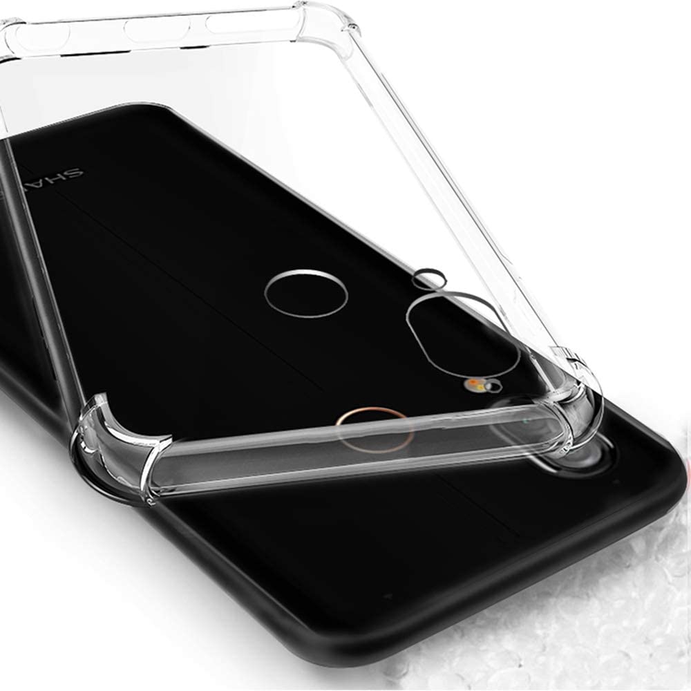 Dành Cho Sharp Aquos S3 R2 R6 R7 R8 Pro Vỏ Mềm Chống Sốc Pha Lê Gel Trong Suốt TPU Vỏ Chống Sốc