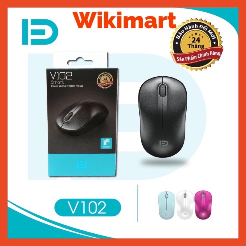 Chuột không dây Wireless FD V102 Pin dùng 12 T (4 màu) | Shopee Việt Nam
