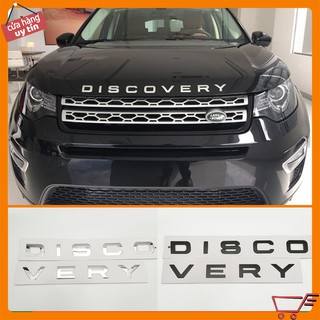 Chữ DISCOVERY Nổi 3D Trang Trí Ô Tô – Có Sẵn Keo Dán