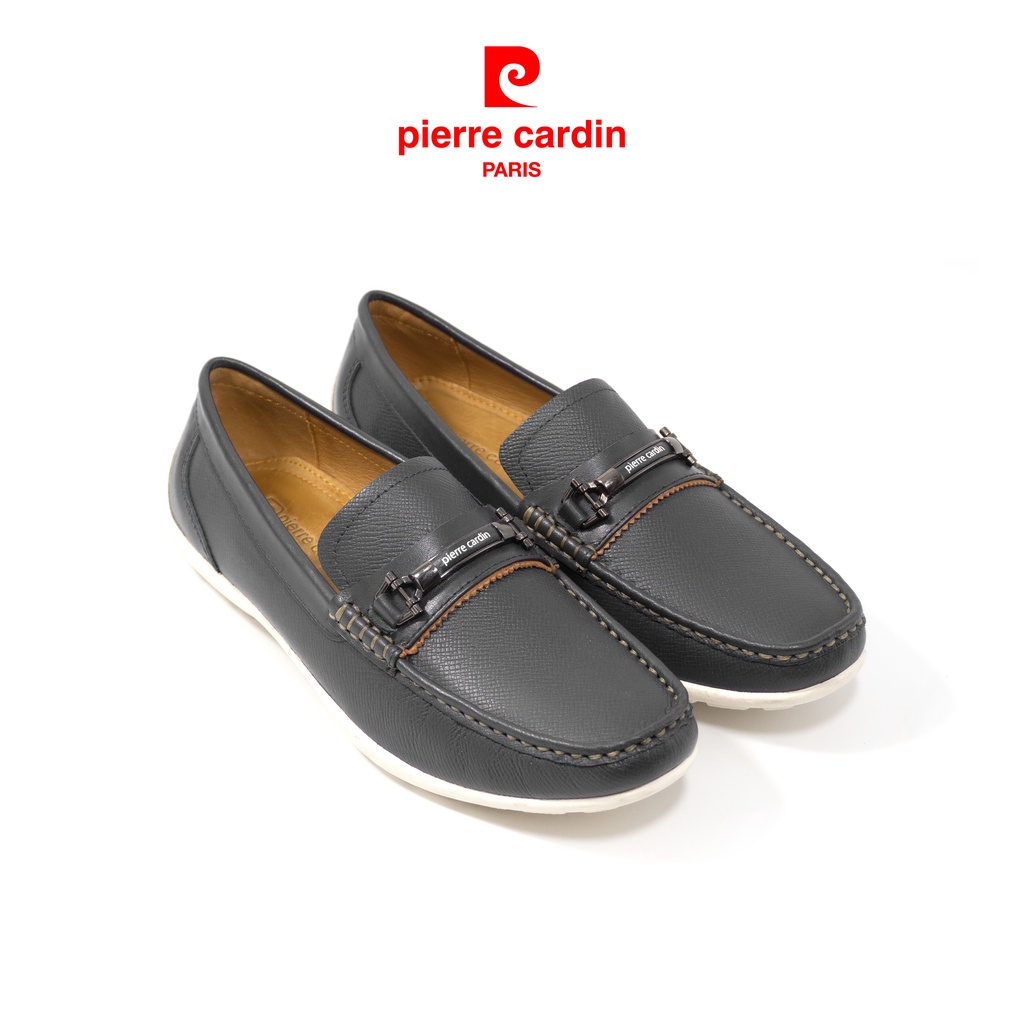 Ảnh Giày lười nam Pierre Cardin Pháp da bò thật, kiểu dáng năng động, logo thiết kế tinh tế - 517 chính hãng 3