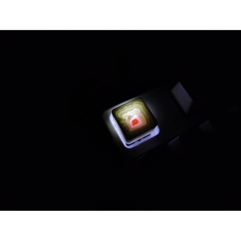 Keycap artisan Abyss xuyên led cực đẹp, thành keycap dày dặn, lắp cho bàn phím cơ | BigBuy360 - bigbuy360.vn
