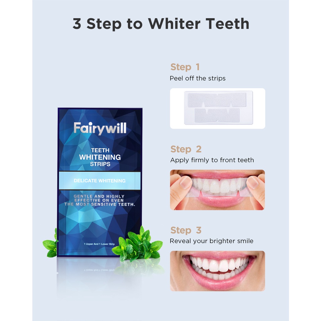 Ảnh Gói 14 dải làm trắng răng Fairywill 336 4