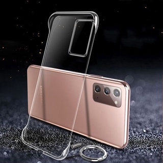 Ốp Điện Thoại Trong Suốt Không Khung Siêu Mỏng Cho Samsung Galaxy S23 S24 S25 Ultra S22 S21 S20 FE S10 S9 Note 20 22 Ultra 10 22 Plus Ốp Lưng Trong Suốt T01