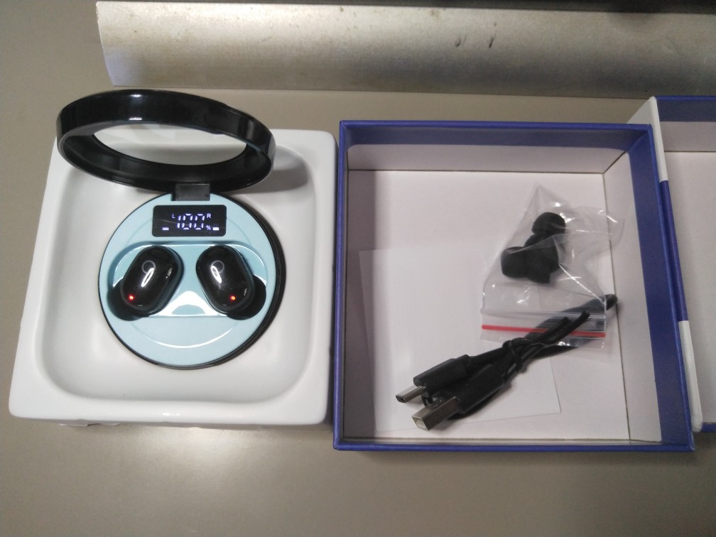 Tai nghe TWS Magicsee R12 và phụ kiện