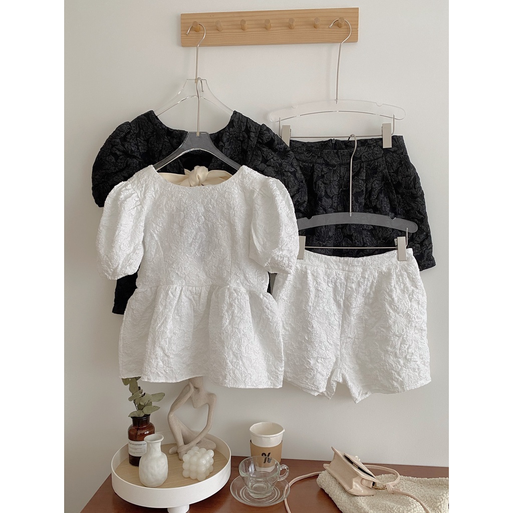 SET ĐỒ CHẤT LIỆU GẤM XỐP DÀY DẶN HAI MÀU XINH XẮN - ORGAN SET