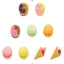 GETVOW Bút Chì Tẩy Trẻ Em Quà Tặng Macaron Donut Món Tráng Miệng Trường Đồ Dùng Văn Phòng Hoạt Hình Dễ Thương Chỉnh Dụng Cụ