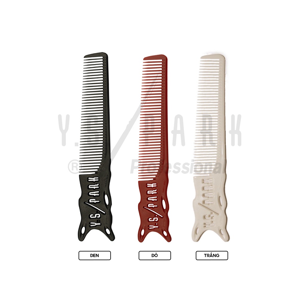 Ảnh Lược kê tông YS PARK YS-209 lược cắt tóc cao cấp chịu nhiệt cho barber - hàng chính hãng nhập khẩu từ Nhật Bản 1