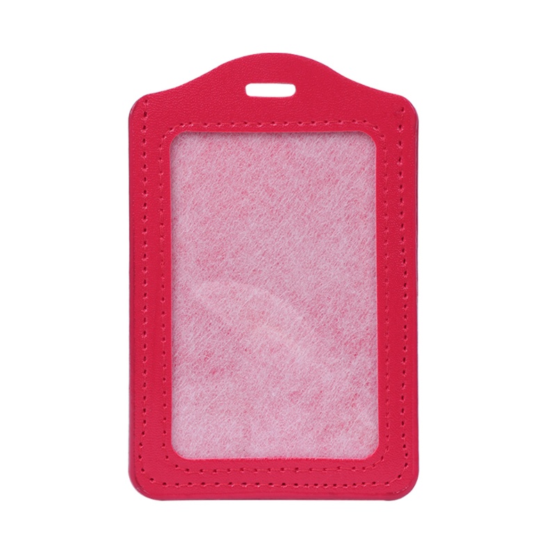 Dy 10 Màu ID Window Business Work Card Holder Da cho Case Badge Vertical Ty