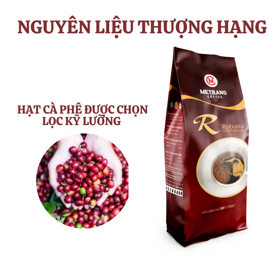 Ảnh Cà phê Mê Trang Robusta (R) - Túi bột 500g 4