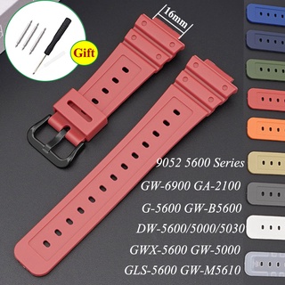 Dây Đeo Thay Thế Chất Liệu TPU Nhiều Màu Sắc Cho Casio DW-5600/5000/5030 DW-6900 GW-M5610 DW-5600E GWB5600