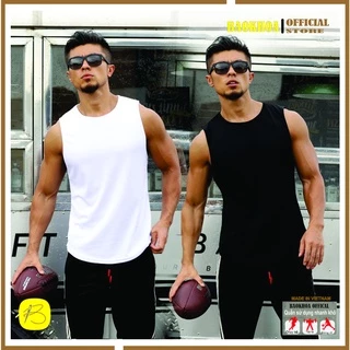 Áo ba lỗ phong cách thể thao nhanh khô thoáng mát sát nách cho nam, nữ BAOKHOA_OFFICIAL size M-2XL