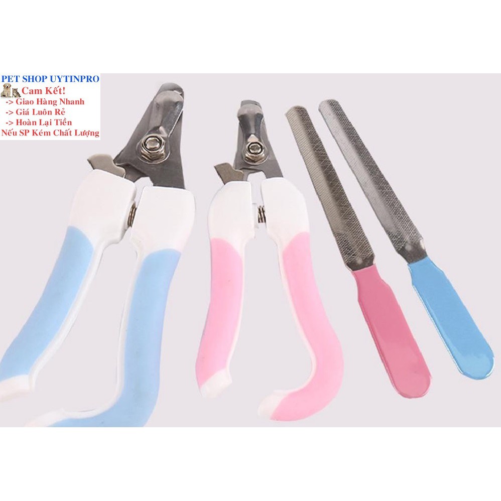 Kềm cắt móng Chó Mèo Kèm dũa Kích thước 15cm Chất liệu thép không gỉ ...