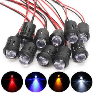 Set 10 dây bóng đèn LED 12V 10mm siêu sáng chất lượng cao