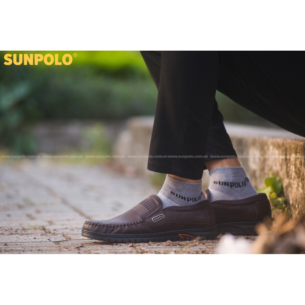 Ảnh Giày lười nam Da bò cao cấp SUNPOLO đi làm công sở, đi chơi LS3028 3