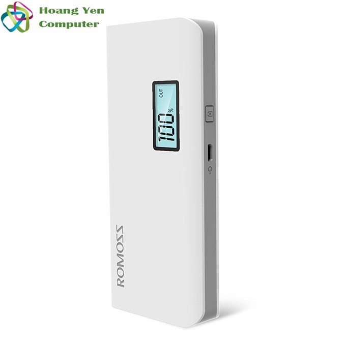 Sạc dự phòng Romoss Sense 4 Plus 10000mah (LCD) giá rẻ - BH 1 năm | Pin dự phòng Romoss Sense 4 Plus