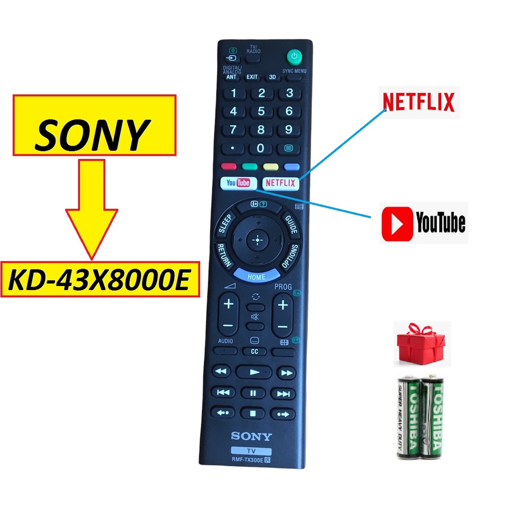 Địa chỉ mua Remote Tivi Sony KD-43X8000E