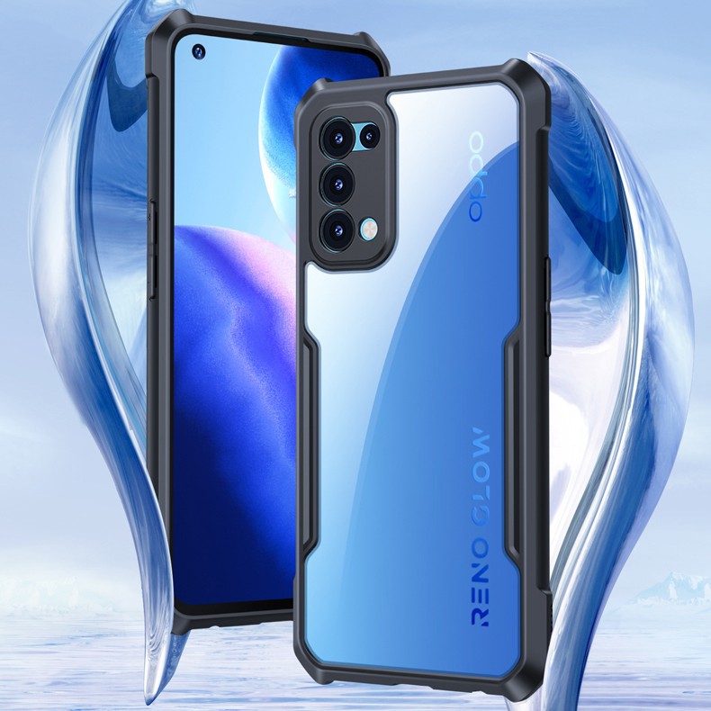 Ốp Điện Thoại Trong Suốt Có Túi Khí Chống Sốc Cho OPPO Reno 5 Pro 4G Reno 7 6 5G 5F