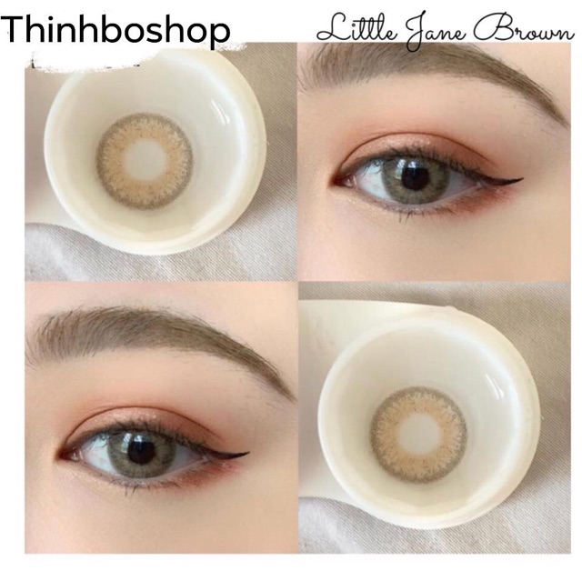 Kính áp tròng- lens đen + choco mẫu mới nhất 2022