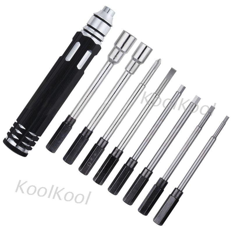 Bộ Dụng Cụ Tua Vít Lục Giác Hợp Kim Nhôm 8 Trong 1 Cho Mô Hình Điều Khiển Từ Xa