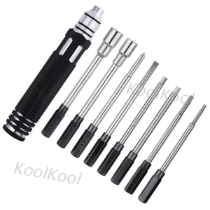 Bộ Dụng Cụ Tua Vít Lục Giác Hợp Kim Nhôm 8 Trong 1 Cho Mô Hình Điều Khiển Từ Xa