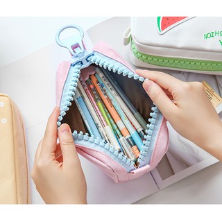 Hộp Đựng Bút Vải Hoa Quả Khóa To Nguồn Hàng Buôn Sỉ - Thỏ Hồng VPP
