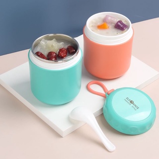 cốc đựng cháo giữ nhiệt kèm muỗng, cốc đựng canh đựng cháo có quai xách mẫu mới
