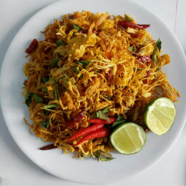 1kg khô gà xé cay lá chanh
