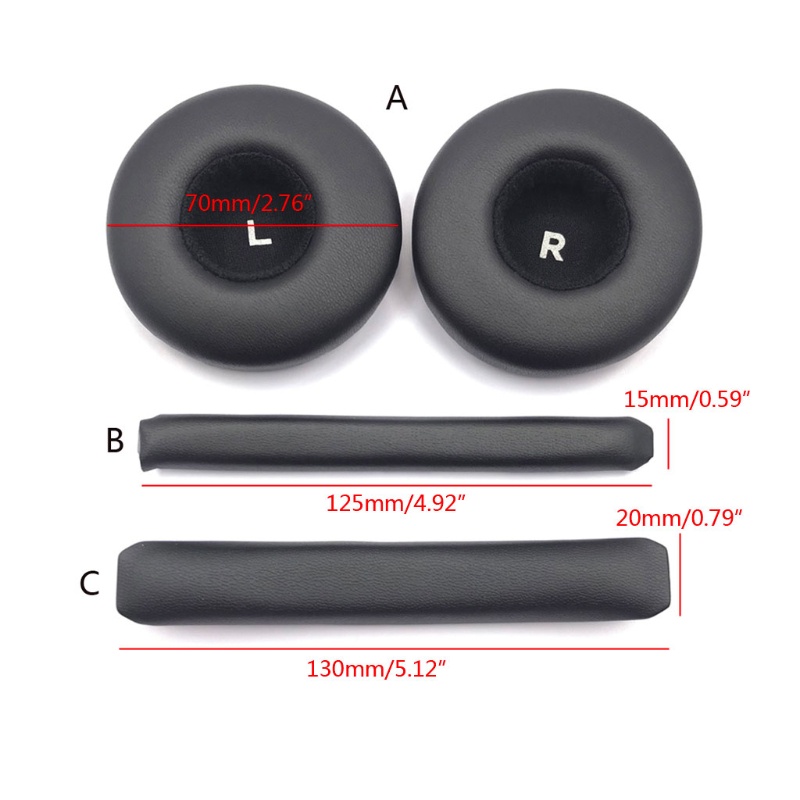 1 Pair foam Ear Pads pillow Cushion Cover for  Y50  Y50BT Headset EarPads