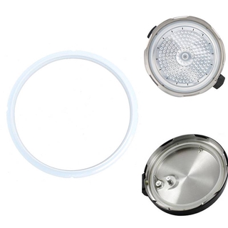 16 18 20 22 24cm Nồi Áp Lực Trắng Silicon Cao Su Gioăng Niêm Phong Vòng Áp Suất Nồi Cói Vòng Nhà Bếp Dụng Cụ Nấu Ăn