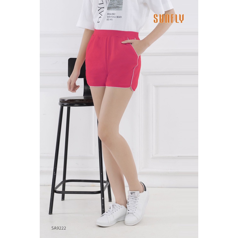 Quần sooc thể thao nữ SUNFLY vải Rip tixi SA9222