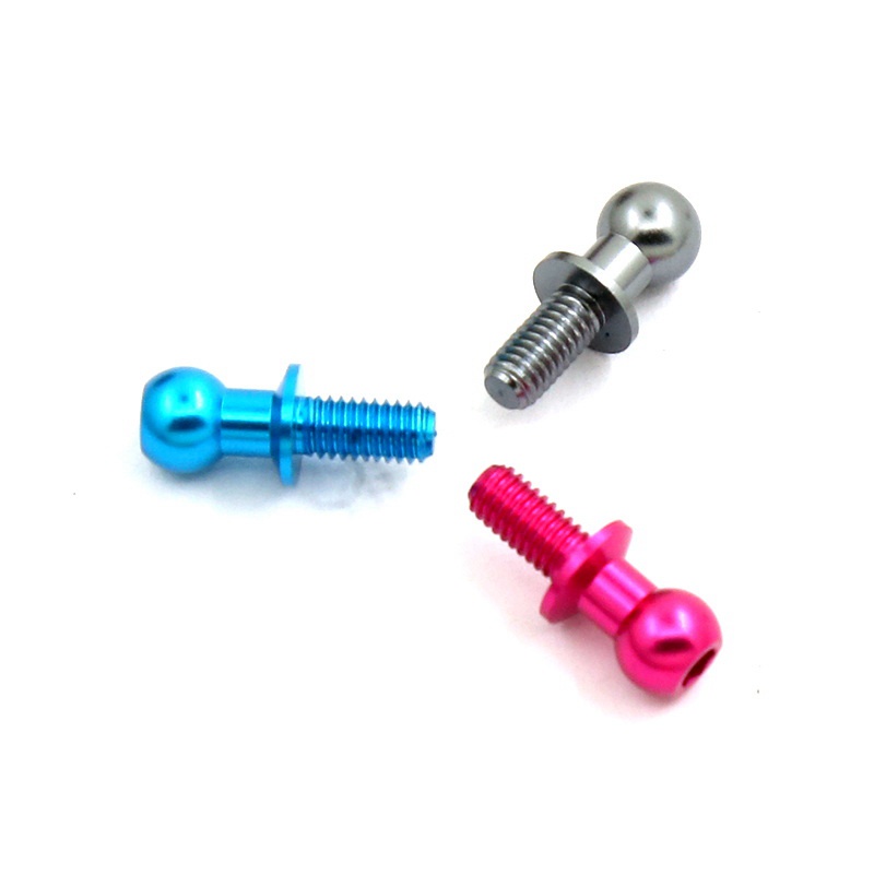 10 Chiếc M3 Kim Loại Lục Giác Đầu Bóng Vít Cho Tamiya TT01 TT02 Sakura D5 1 / 10 RC Drift Xe Phụ Tùng Đa Năng