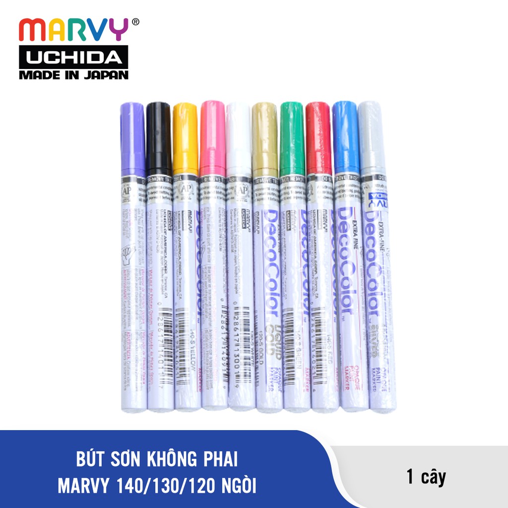 Ảnh Bút sơn không phai Marvy Uchida 140 ngòi 0.8mm 3